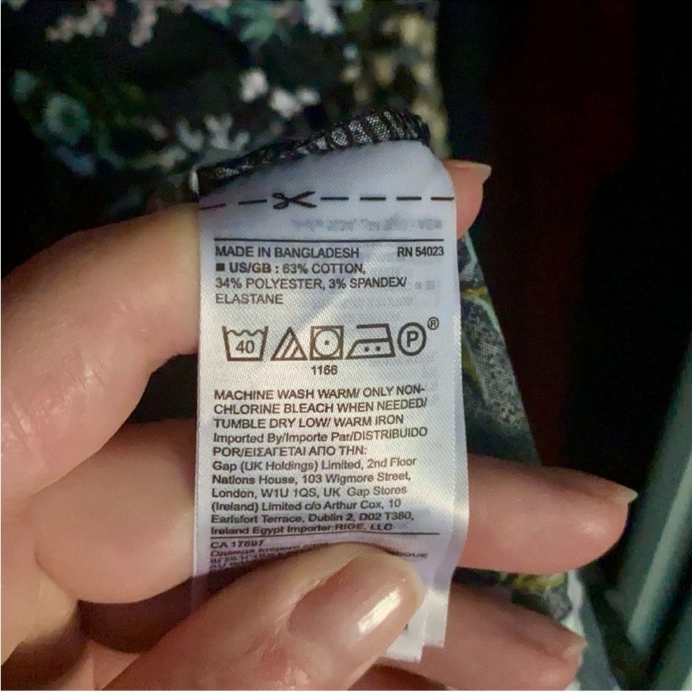 J Crew Cotton Floral Black Midi-dress - Picture 5 of 7